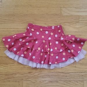 Pumpkin Patch girls polka dot skirt
